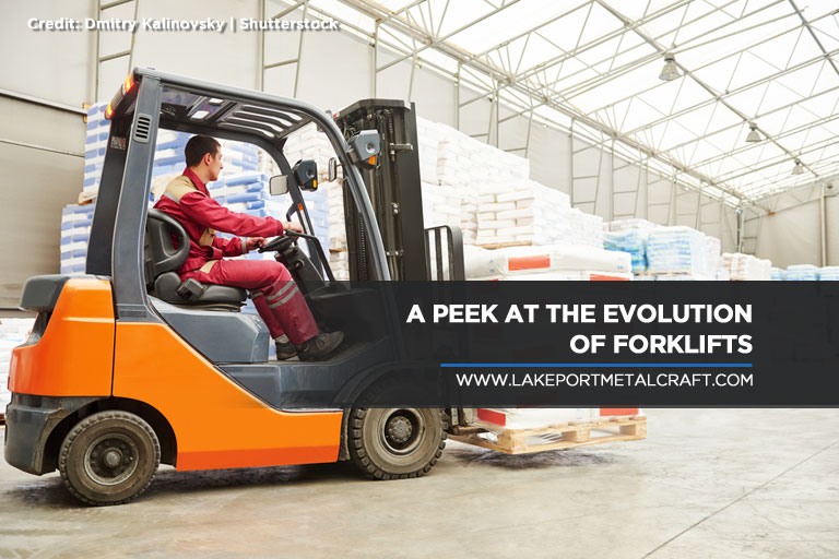 A Peek at the Evolution of Forklifts