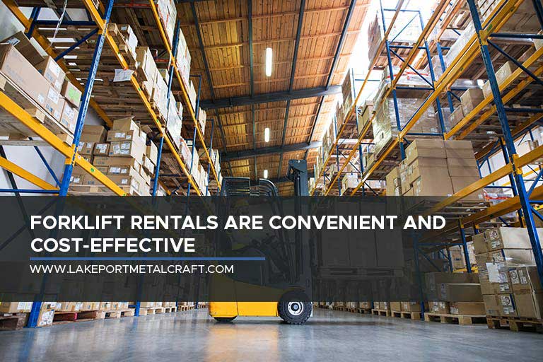Buying a forklift provides a higher ROI