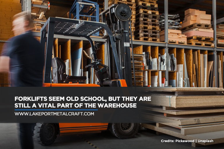Forklifts seem old school, but they are still a vital part of the warehouse