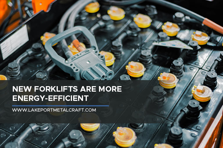 New forklifts are more energy-efficient