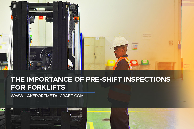 The Importance of Pre-Shift Inspections for Forklifts